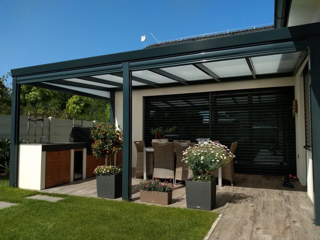 Alumínium pergola Budapest környékén