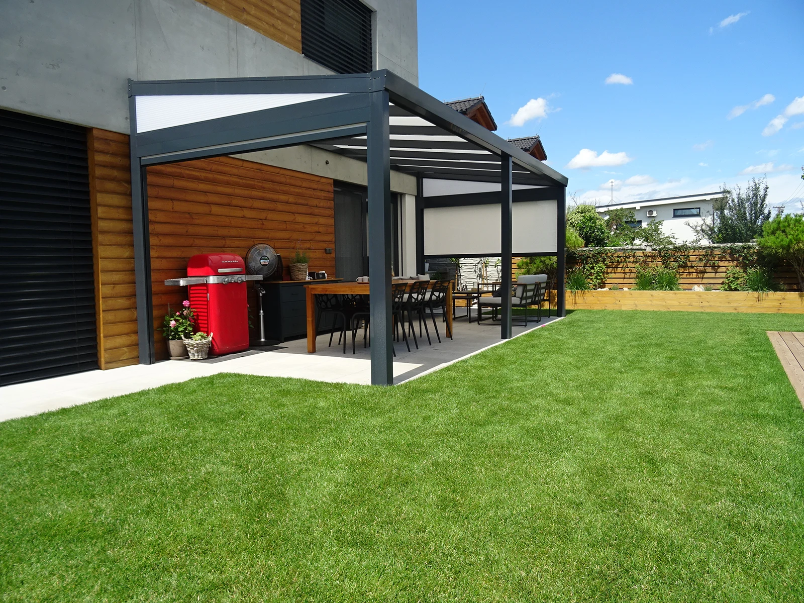 Economic alumínium pergola