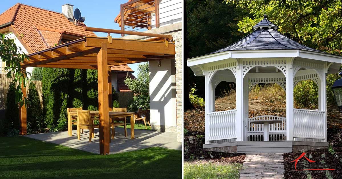 Kerti pavilon vagy pergola — melyiket válassza?