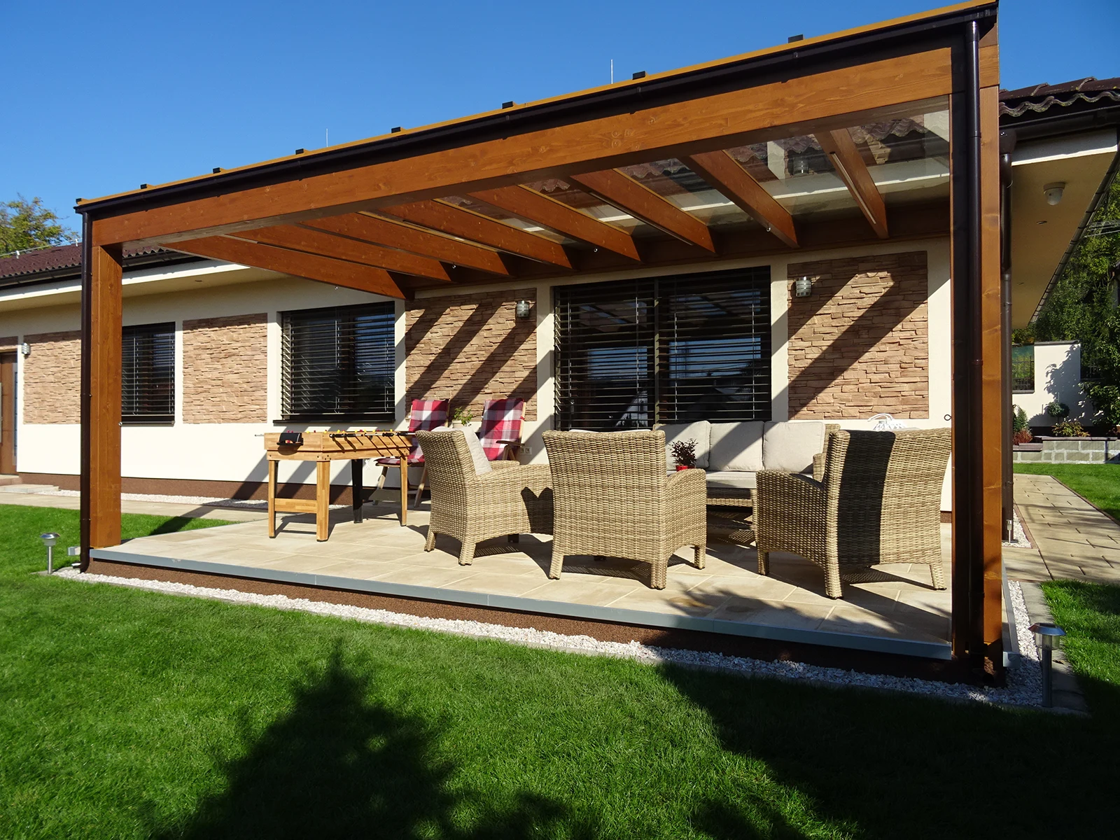Fa pergola Budapest környékén