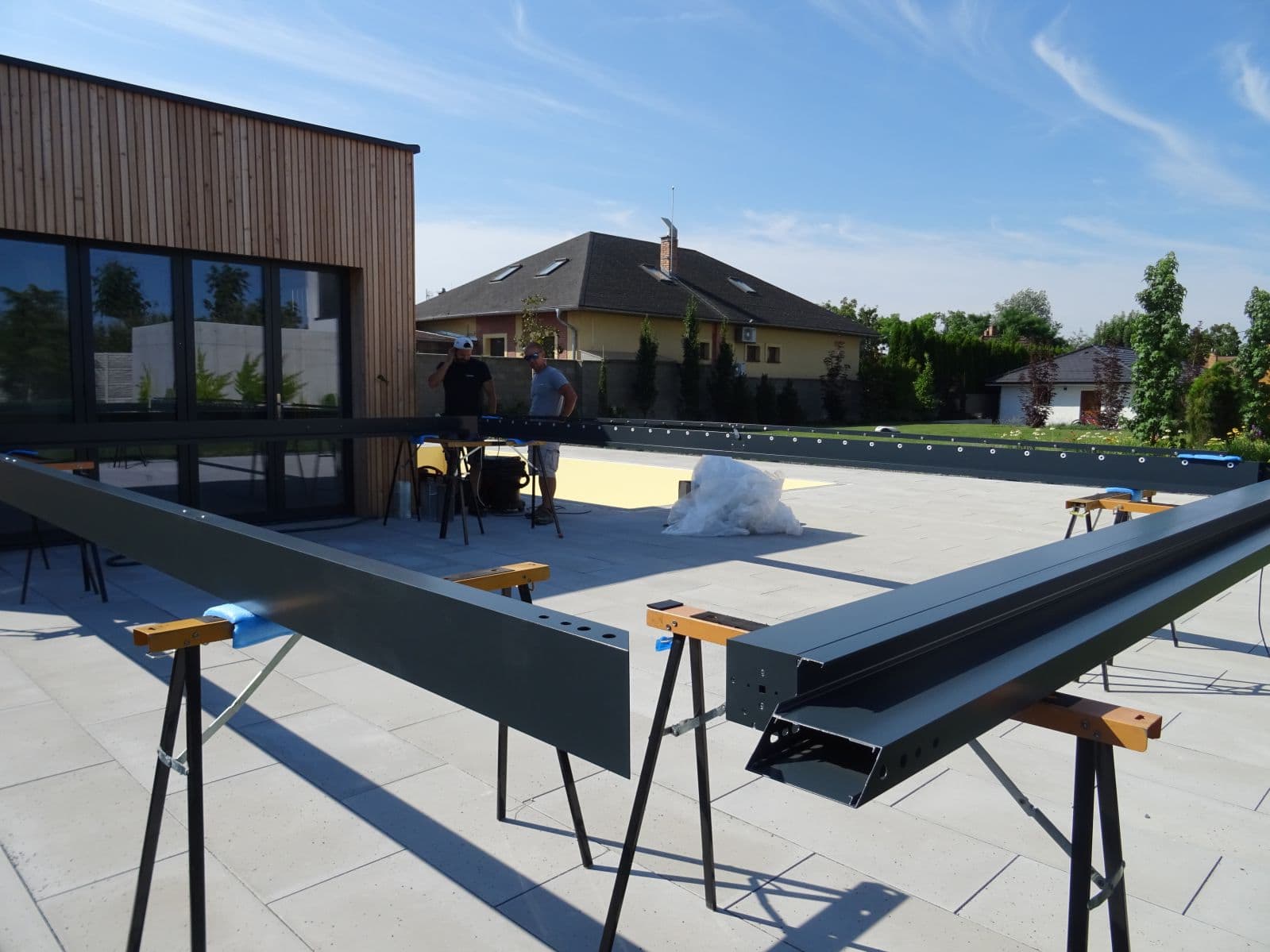 Alumínium bioklimatikus pergola