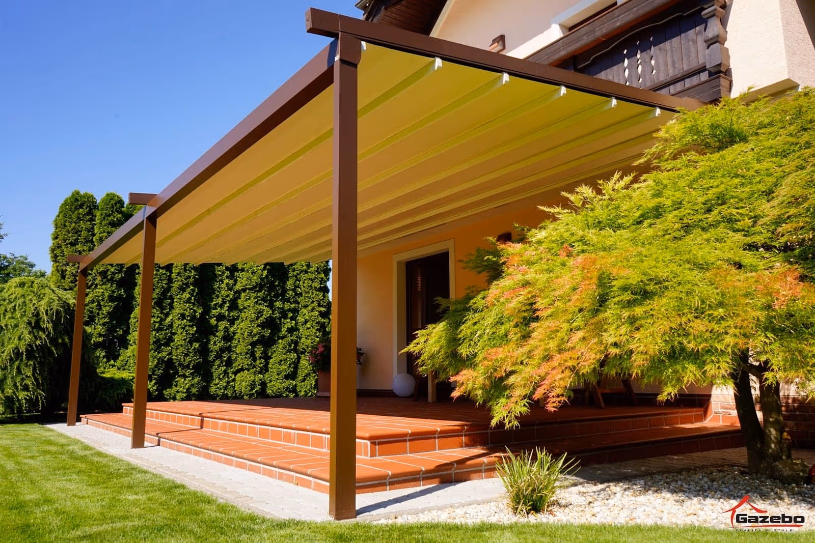 Solaris alumínium pergola – referencia 1