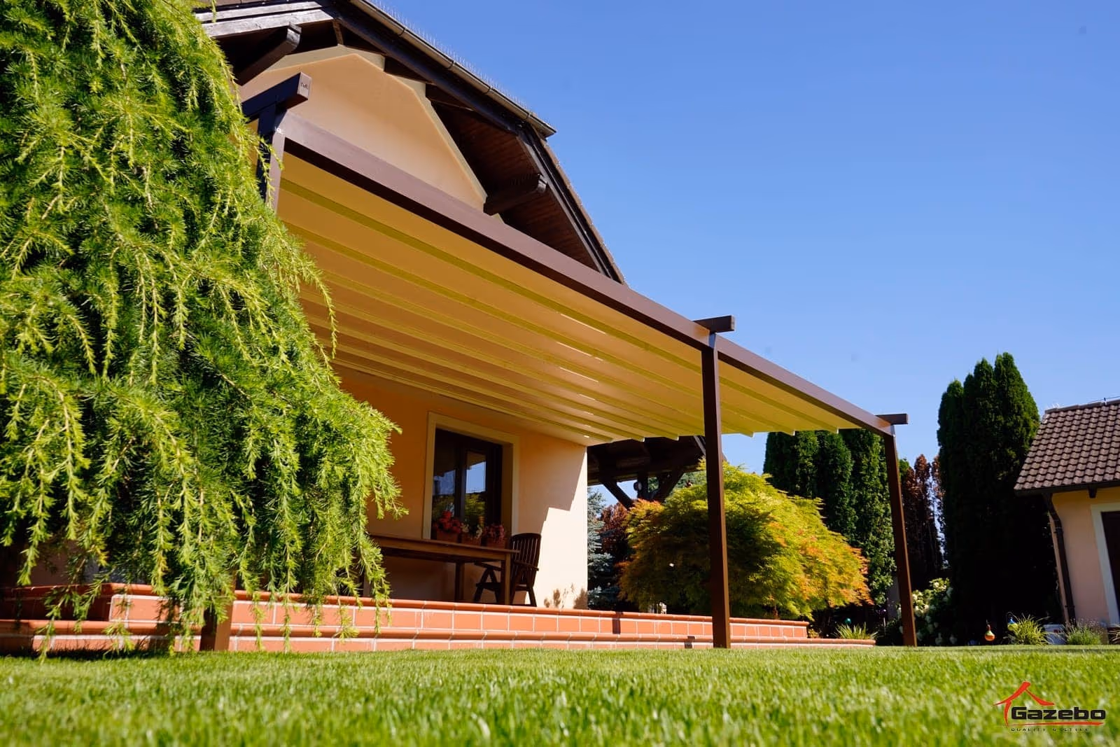 Solaris alumínium pergola – referencia 2